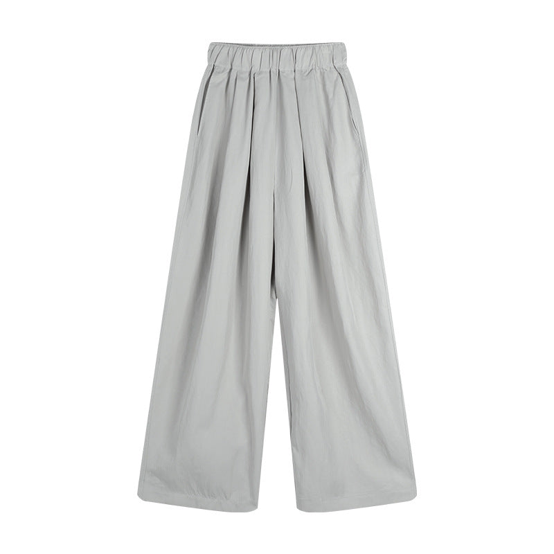 Airy Texture Wide Pants