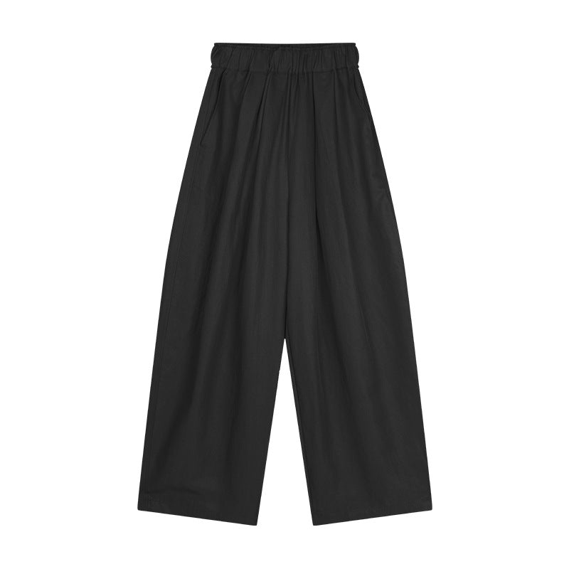 Airy Texture Wide Pants
