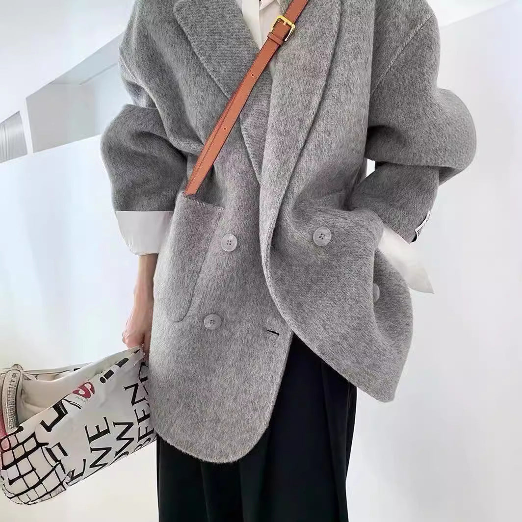 Wool blended jacket