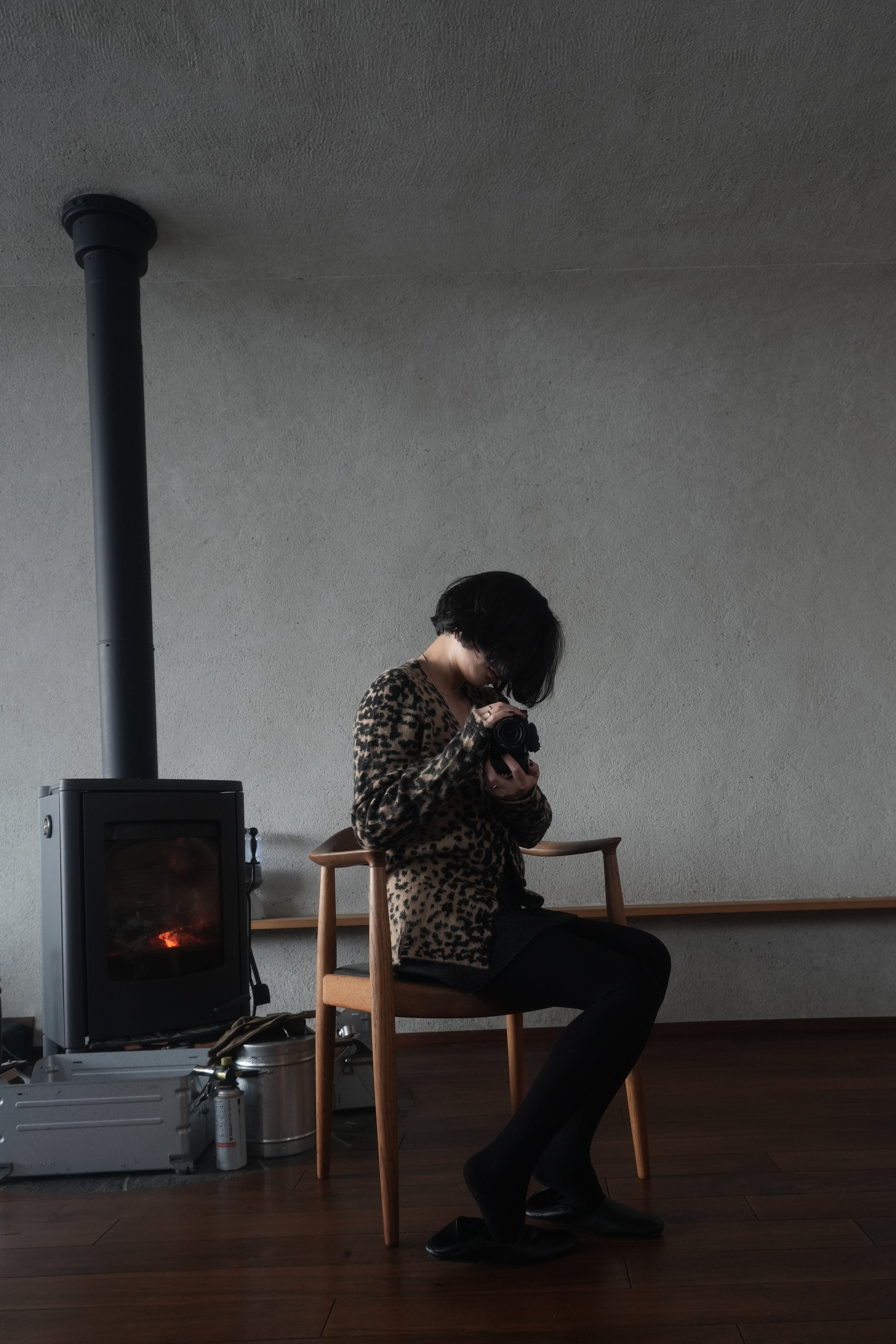 Urban Leopard Jacquard Cardigan