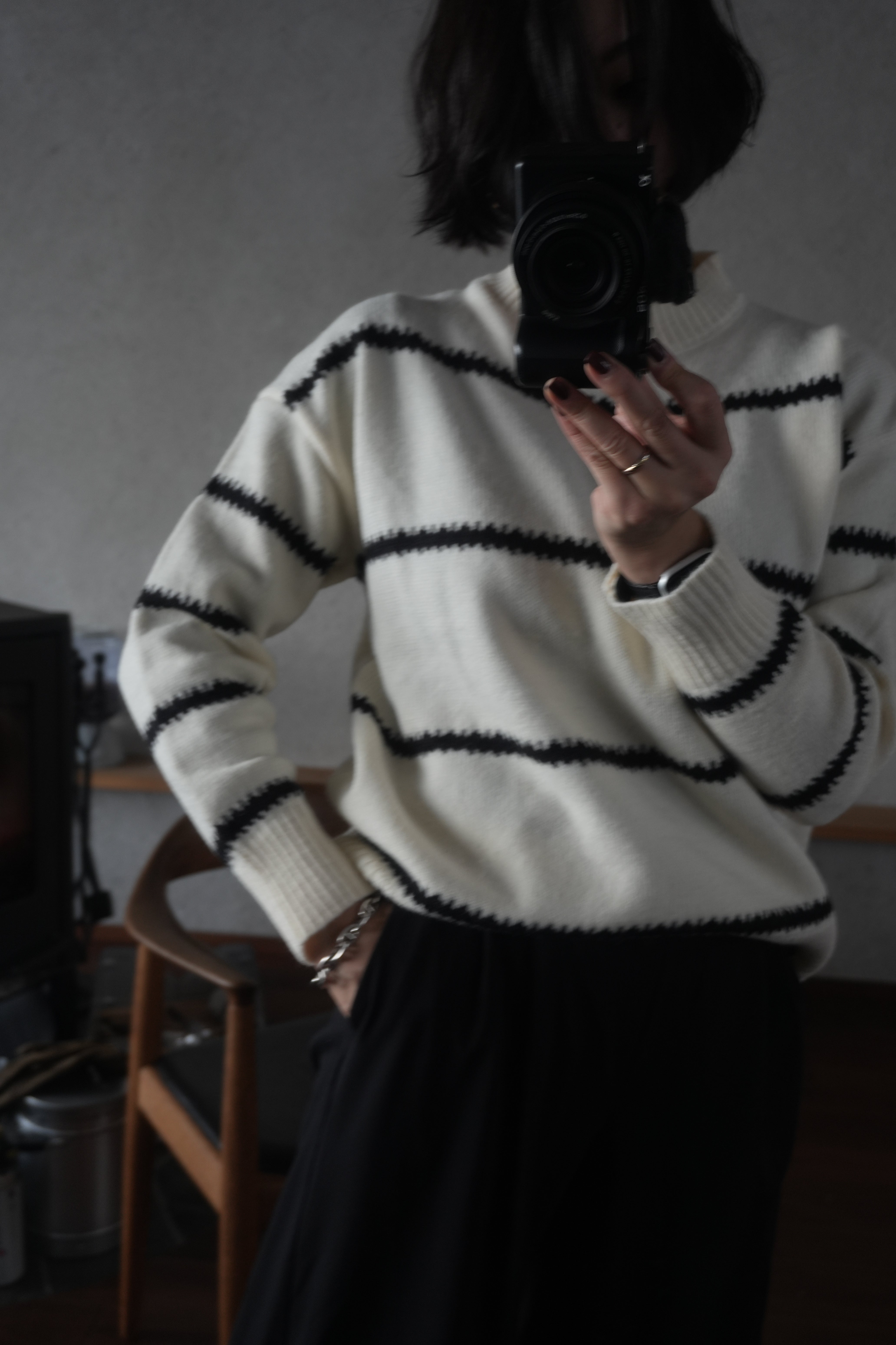Stitch Line Knit Sweater