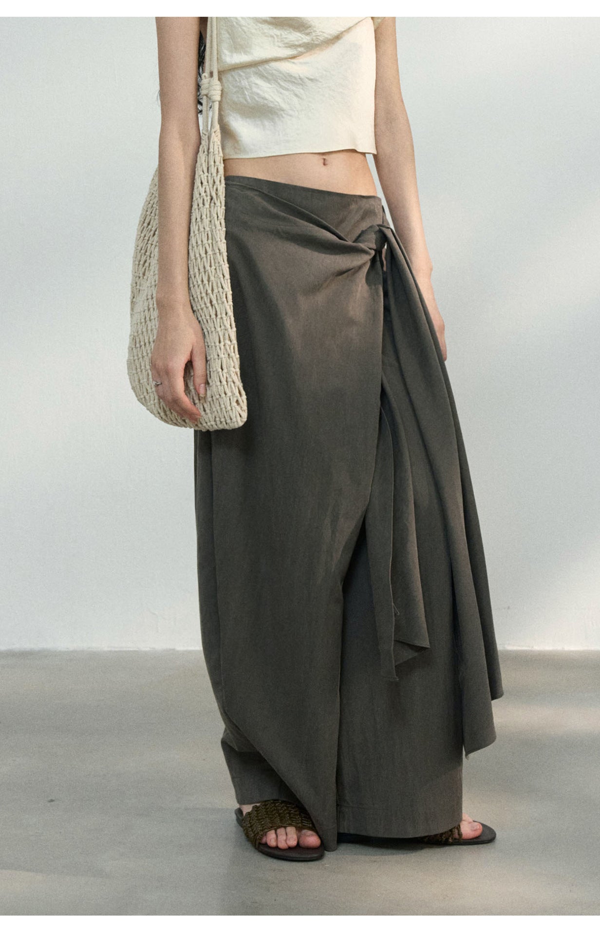 Drape Wrap Trousers