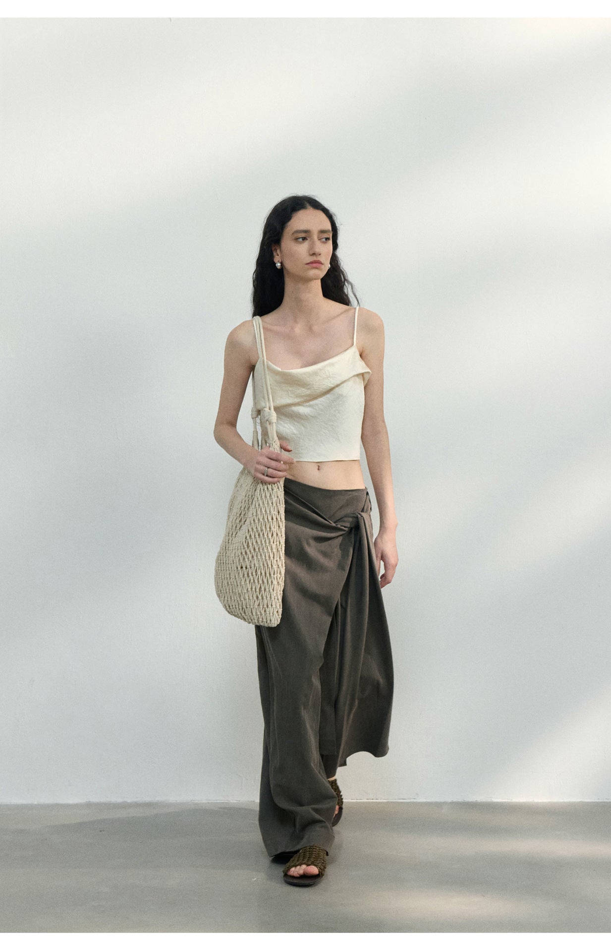 Drape Wrap Trousers