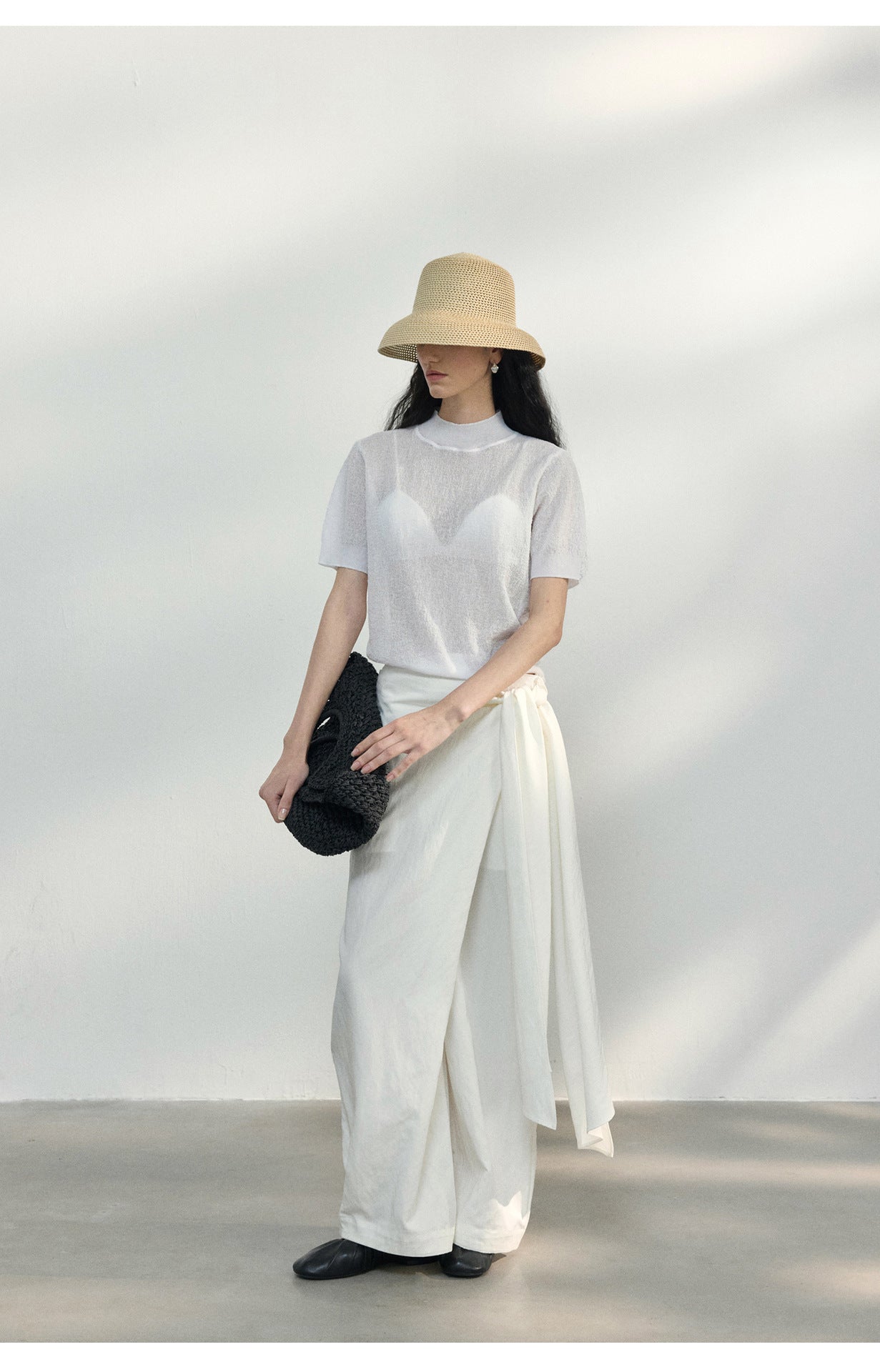 Drape Wrap Trousers