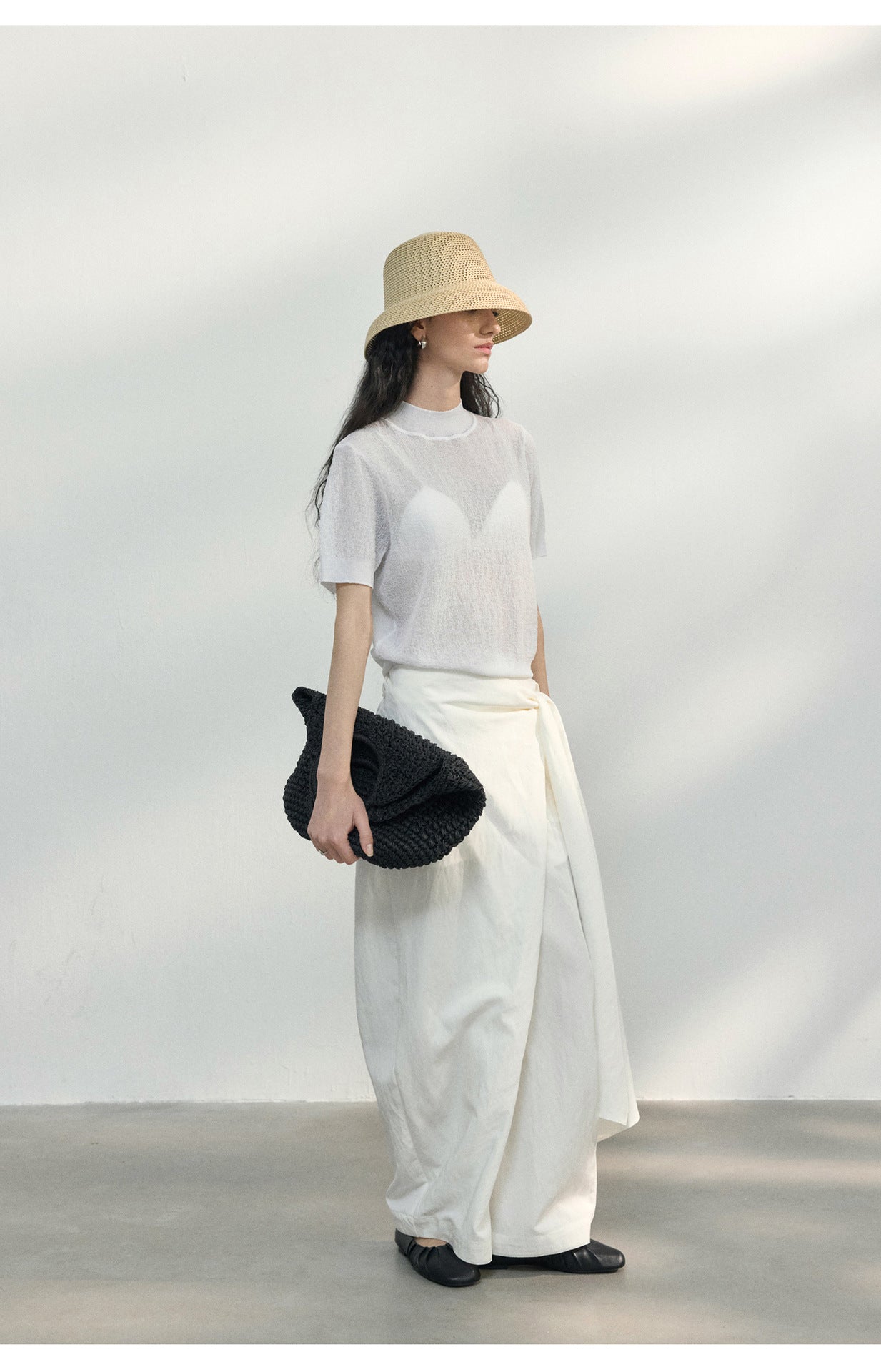 Drape Wrap Trousers