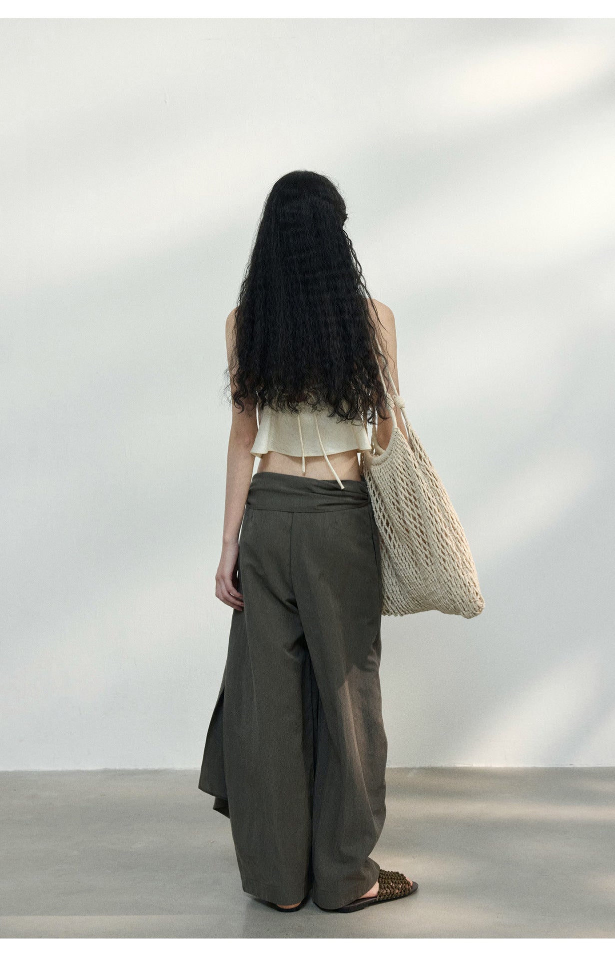 Drape Wrap Trousers