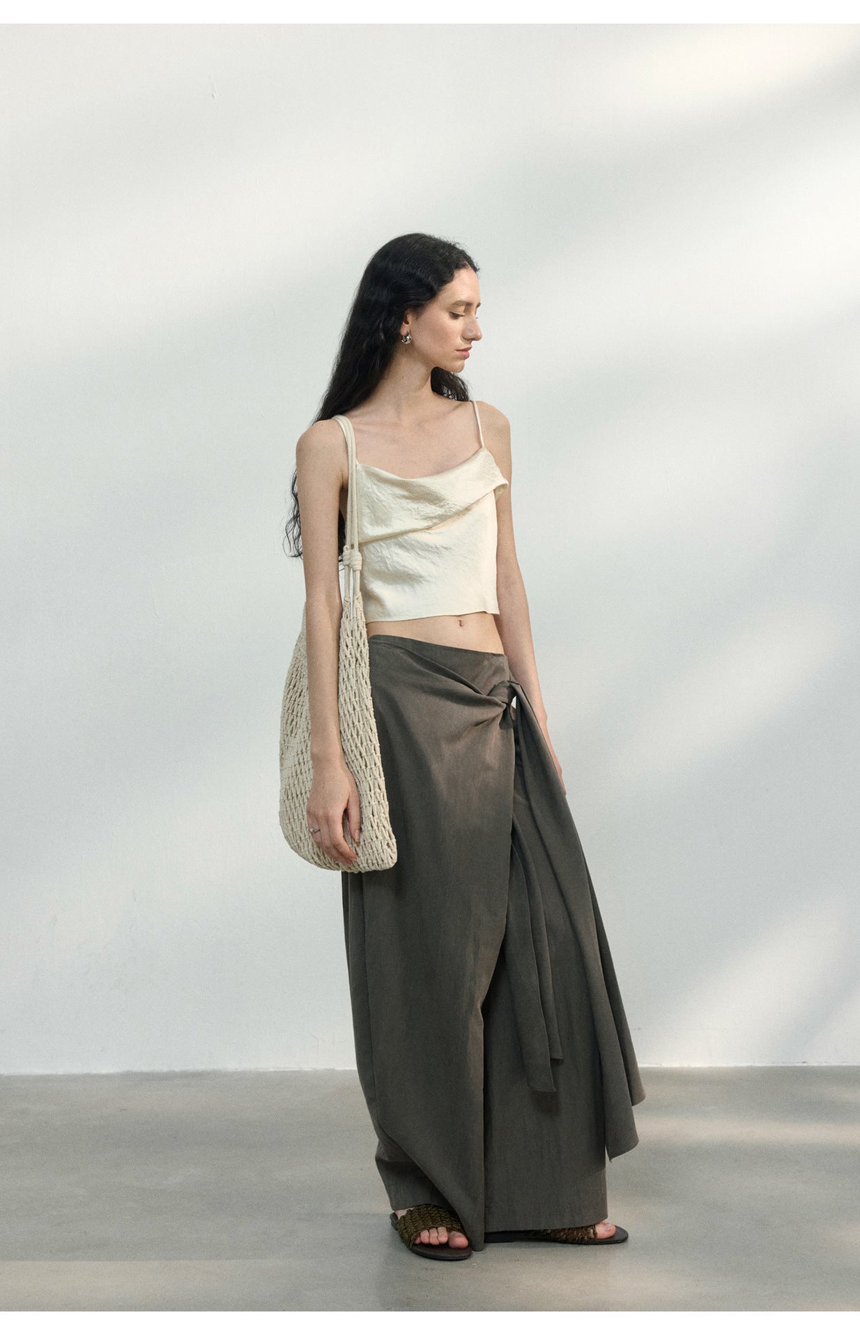Drape Wrap Trousers