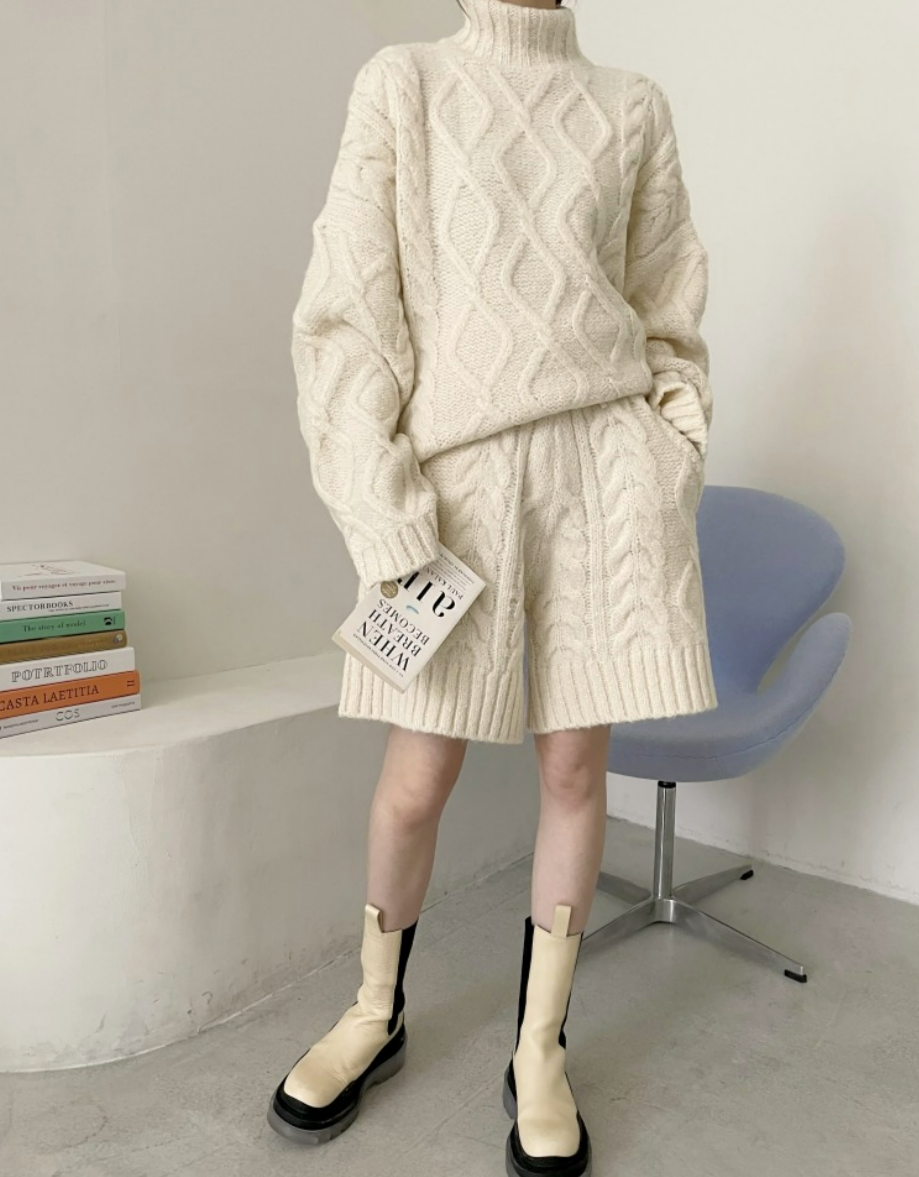 Cable knit setup
