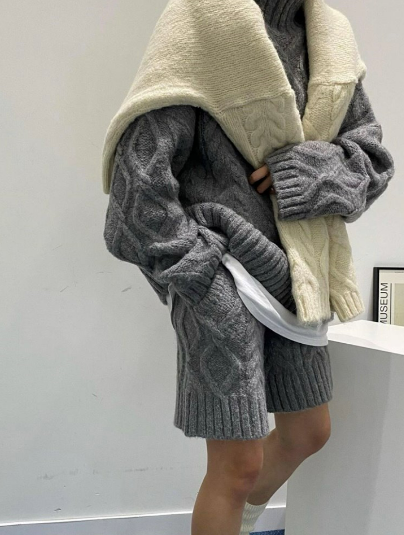 Cable knit setup