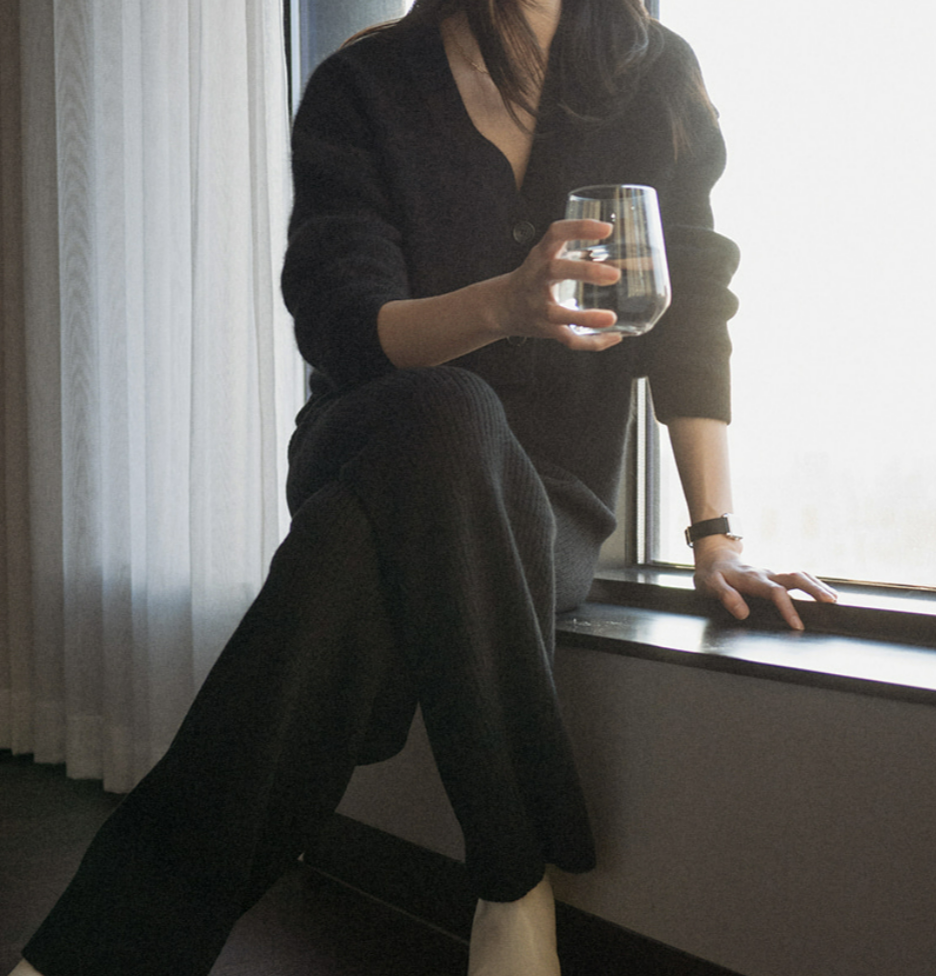 soft knit pants