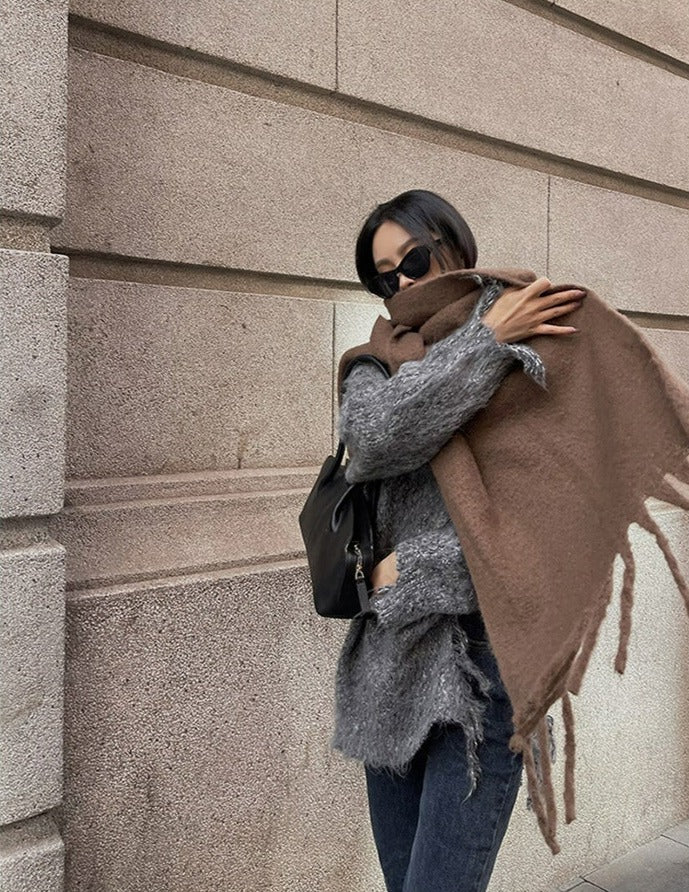 Simple big scarf