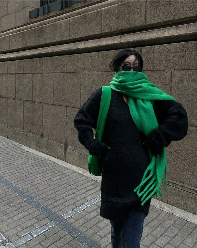 Simple big scarf