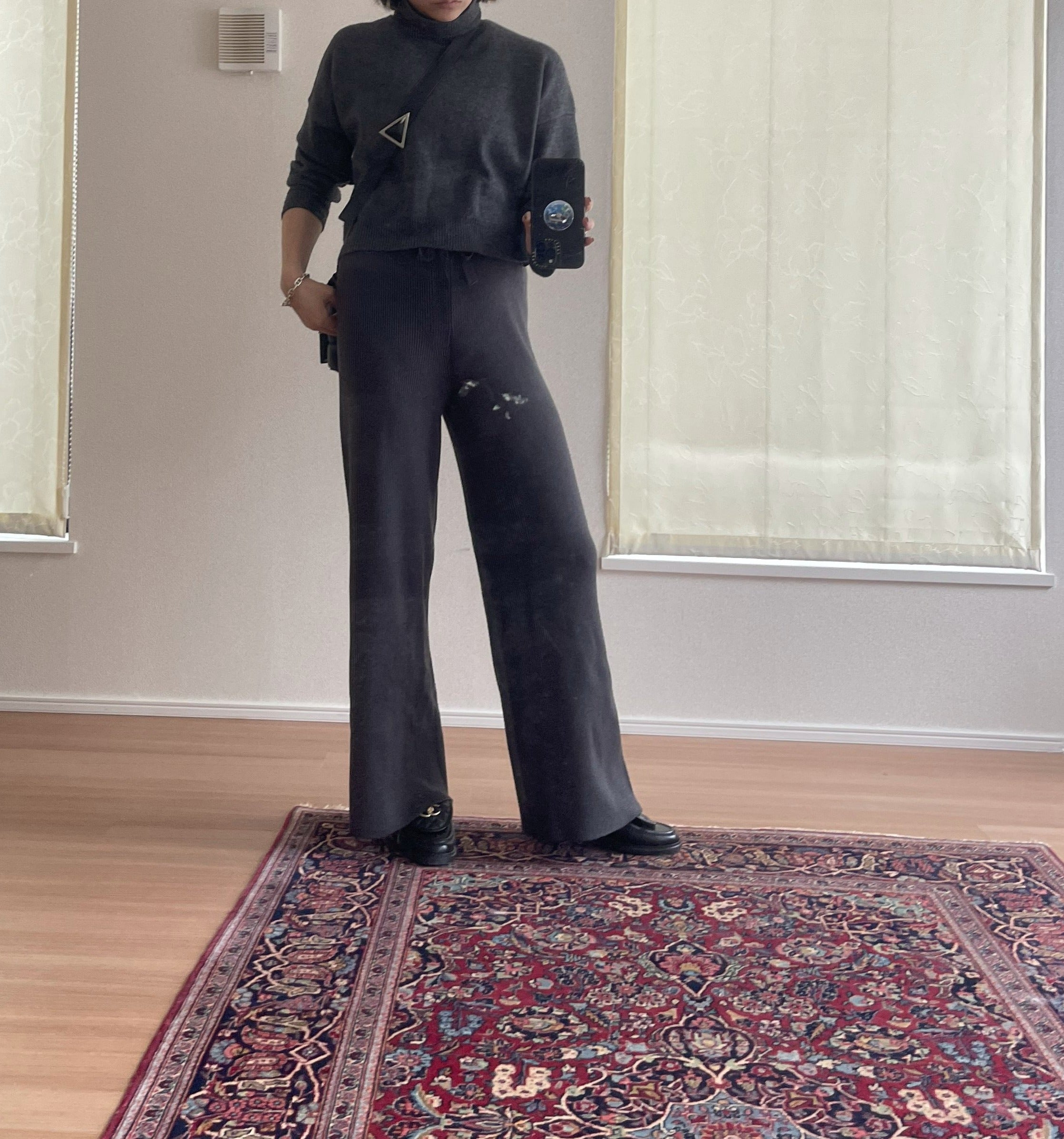soft knit pants
